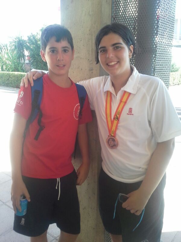 Dos Medallas en el Campeonato de Espa&ntilde;a de Nataci&oacute;n Escolar